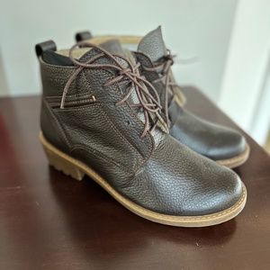 Findig Womens Original Brown Leather Boots